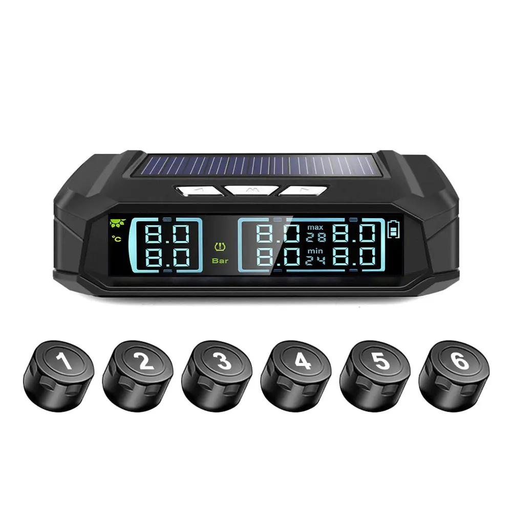 Система мониторинга давления в шинах 8.0bar 6 шт. датчик грузовик USB TPMS лобовое