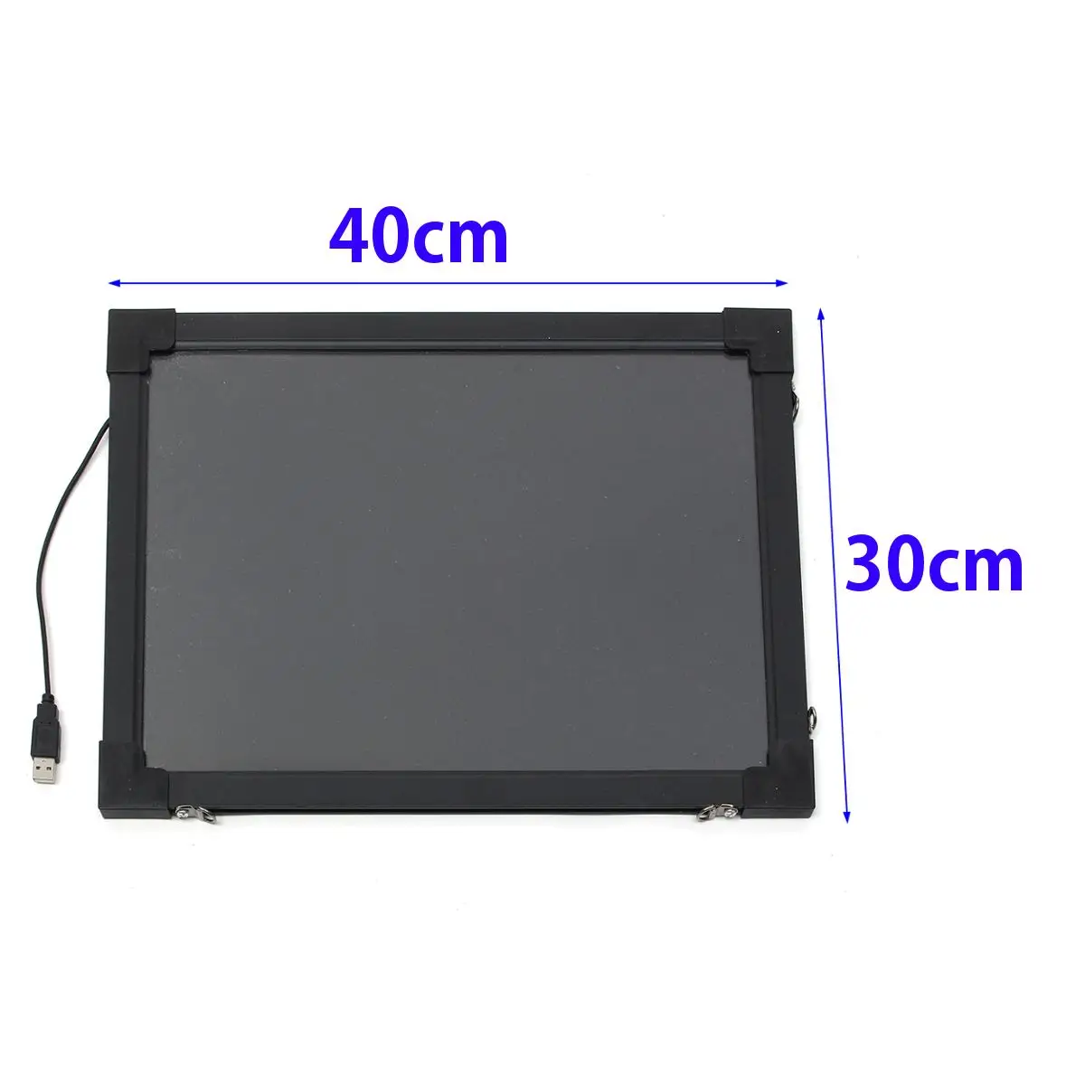 size 40x30cm 60/30 см неоновая светодиодная монтажная панель стираемый светодиодный меню Сообщений мигающая светящаяся рекламная панель пишущий знак доска+ 8 хайлайтер - Мощность в ваттах: size 40x30cm