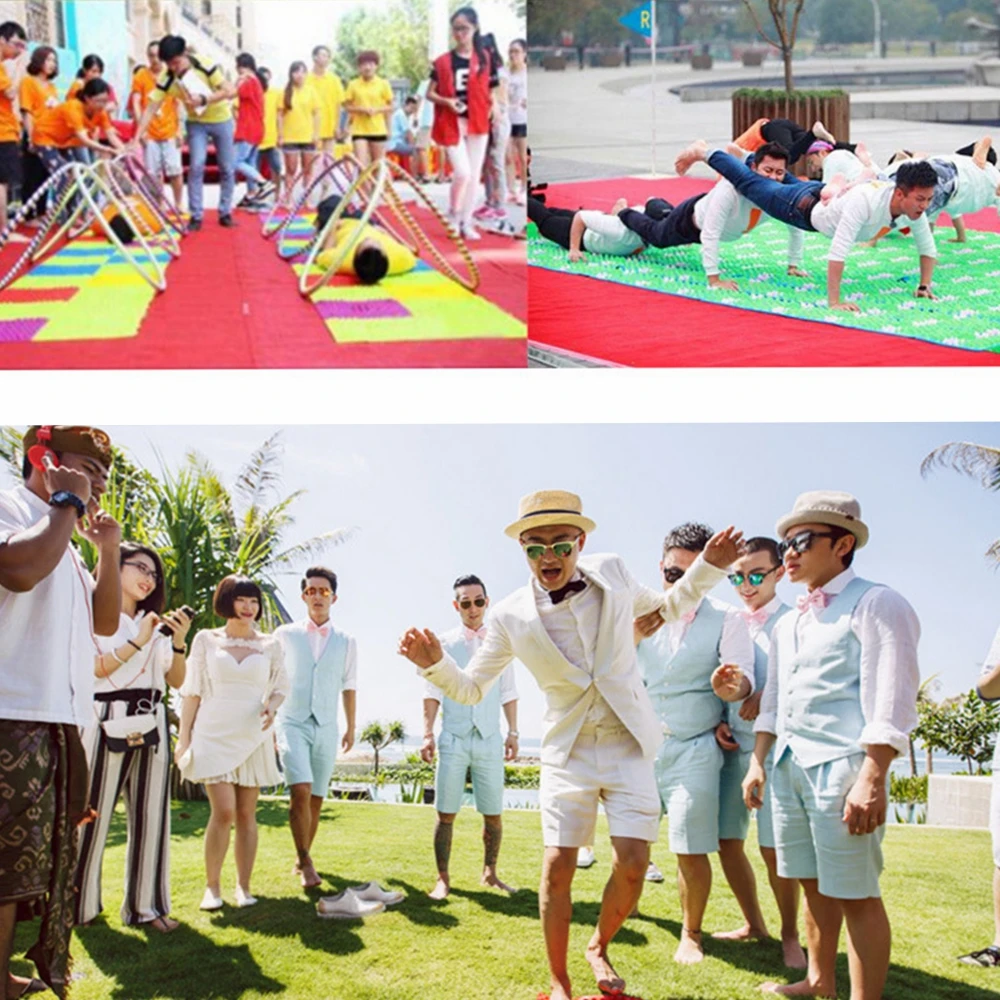 Детские Сенсорные игрушки детский спортивный коврик для массажа ног массаж