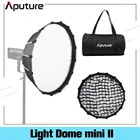 Свет Aputure Dome Mini II с сетчатым диффузором для вспышки LS C120d II 300d, мягкие коробки, крепление Bowens, внешний диффузор