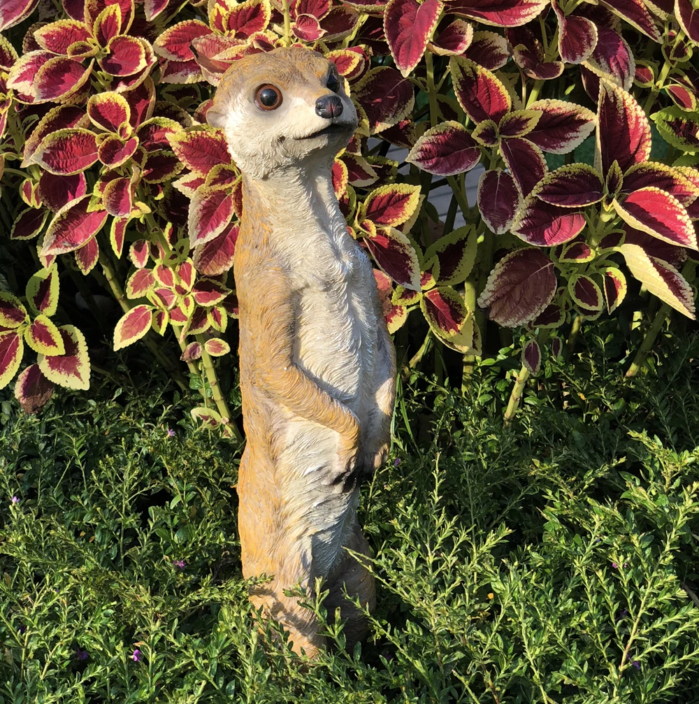 Уличное Садоводство Имитация животных орнамент из смолы стоячие поделки для