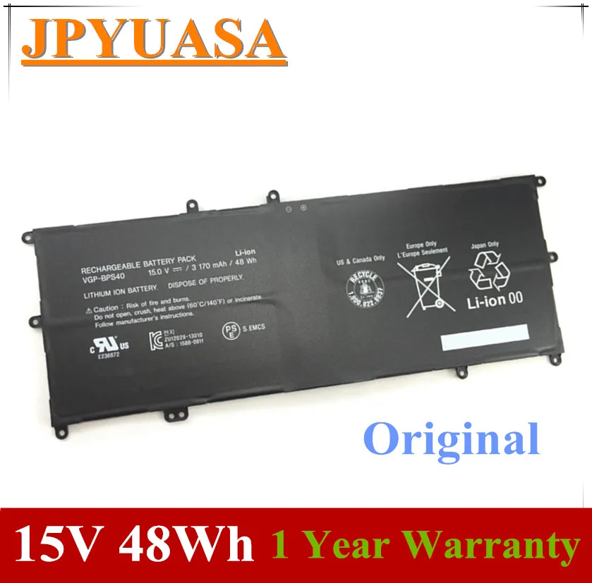 Аккумулятор 7XINbox 15 в 3170 мач 48 вт/ч для Sony Flip SVF 15A SVF15N17CXB SVF15NB1GL SVF15NB1GU SVF15NA1GL