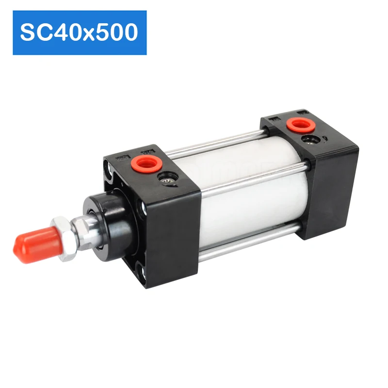 

SC40X500 40 мм диаметр 500 мм ход Стандартный Телескопический пневматический Пресс urized производитель Pnumatic цилиндр