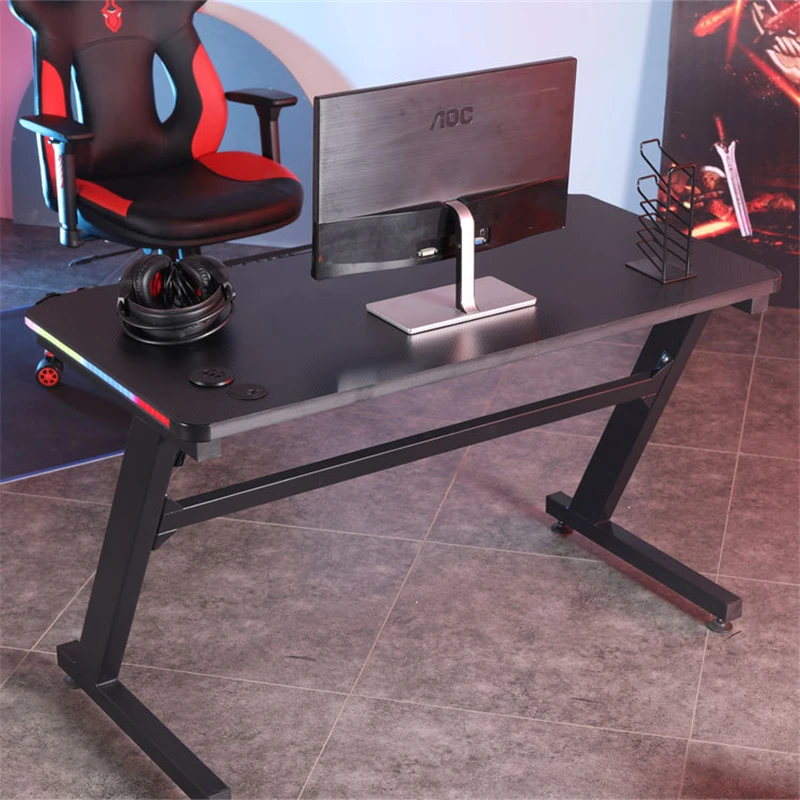 Игровой стол 100x60x73 см черный компьютерный для спальни домашний игровой