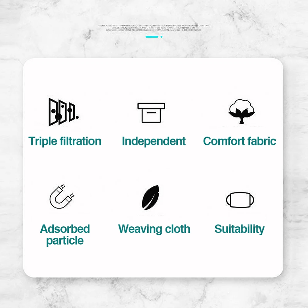 100-500pcs одноразовая маска для лица замена фильтрующего Pad дышащая прокладка КБМ