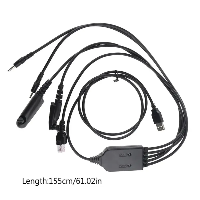 Cabo de Programação Driveless para Motorola 5 em 1 Multifuncional Ftdi Cp200 Cp340 Ep450 Vl130 Rádio Bidirecional Usb Axu4100 Gp328