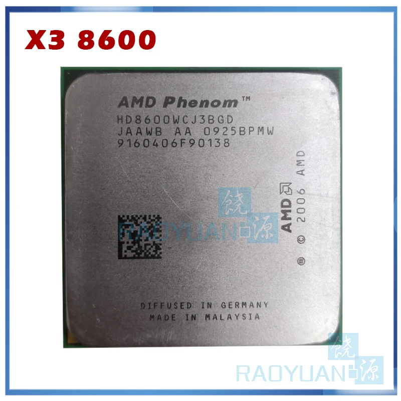 Трехъядерный процессор AMD Phenom X3 8600 для настольного компьютера 2 3 ГГц HD8600WCJ3BGD