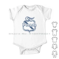 club puebla icon newborn baby clothes rompers cotton jumpsuits puebla football soccer football fans cool football football