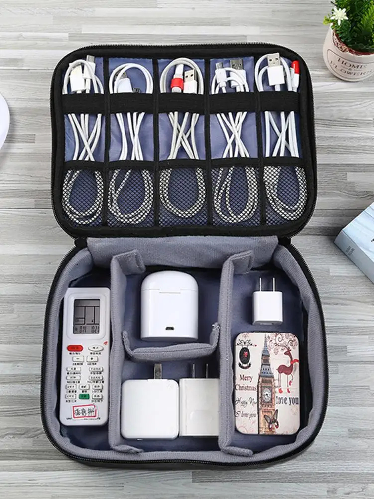 Новая многофункциональная цифровая сумка для хранения данных USB кабель