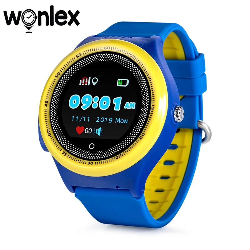 Redondo com Vibração Relógios à Prova Telefone-relógio de Localização Wonlex Smart-relógios Tracker Crianças d2 Água 2g Alarme Dispositivo Wearable Kt06 Gps