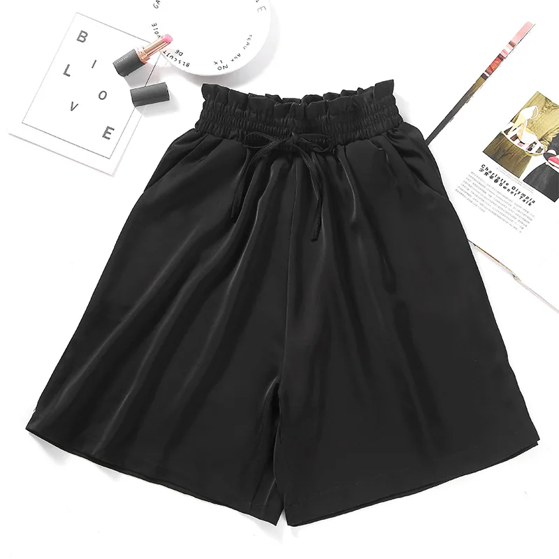 

Women 's Sports Shorts Breathable Outdoor Summer Running Fitness Shorts Yoga Sports Shorts with Pockets Solid Color All Match