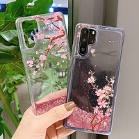 pink love heart sequins flowers case for huawei mate40 30 20 pro honor30 20 nova8se lite 3 20i 10i 20 30s x10 9x 8x psmart plus