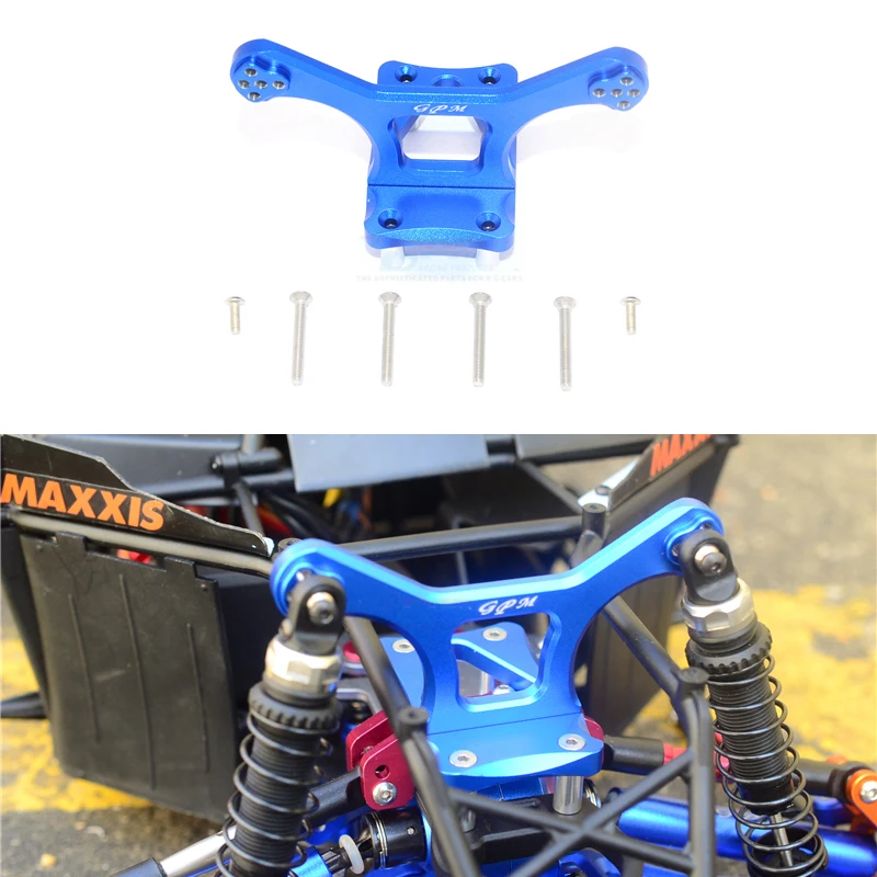 

Аксессуары для обновления GPM LOSI 1/10 ROCK REY Desert truck RTR, передний амортизатор из алюминиевого сплава, фиксированное Крепление сиденья