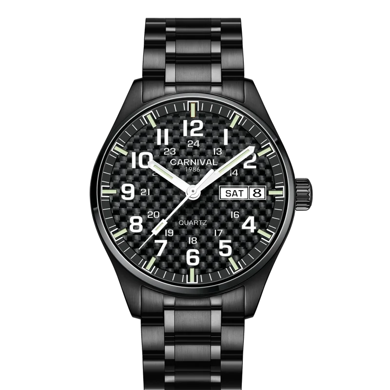 Швейцарские карнавальные Роскошные брендовые японские кварцевые мужские часы