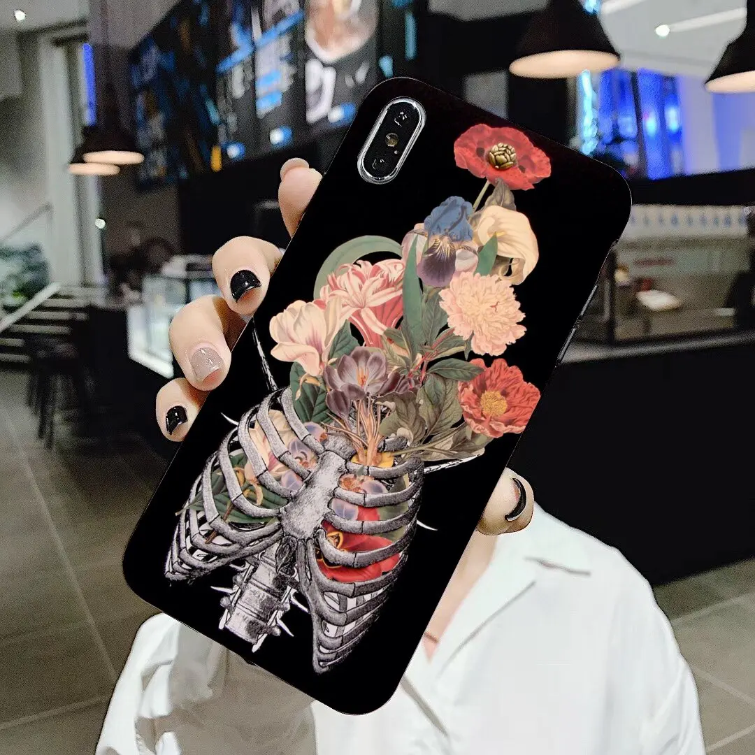 Мягкий кожаный чехол для медицинских человеческих органов мозга почек Samsung Galaxy A10