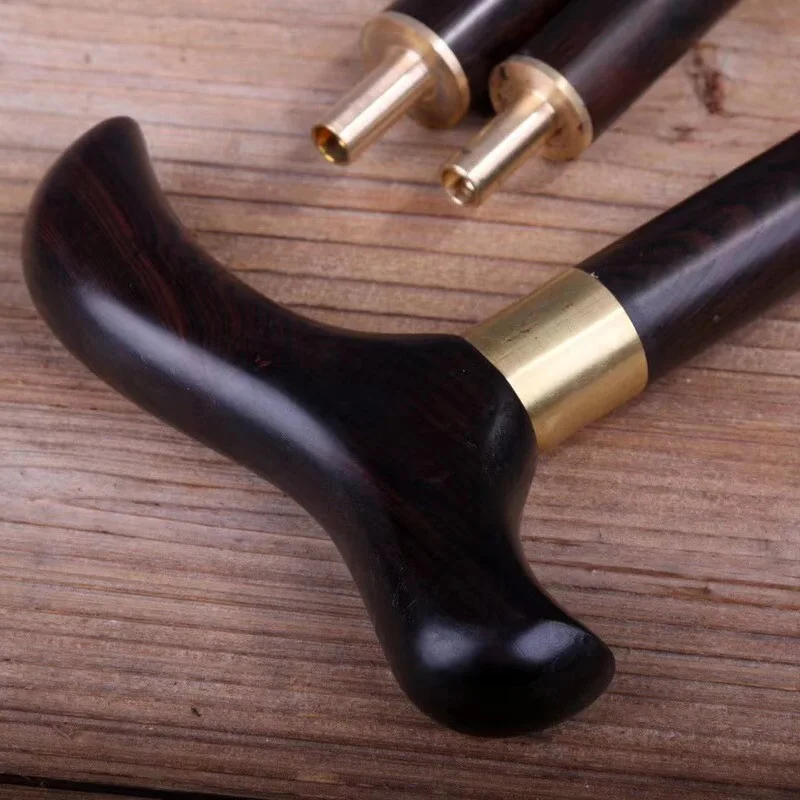 Съемная палка для ходьбы из розового дерева портативная Современная пожилых