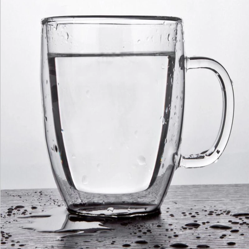 350 мл кофейная кружка с двойными стенками повседневная посуда для напитков чашка