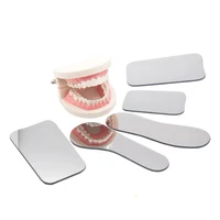 dental orthodontic intraoral photographic reflector mirror double side rhodium occlusal glass mirrors for dental clinic