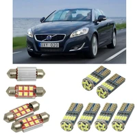 interior led car lights for volvo c70 mk2 convertible 542 car accessories boot light license plate light 14pc