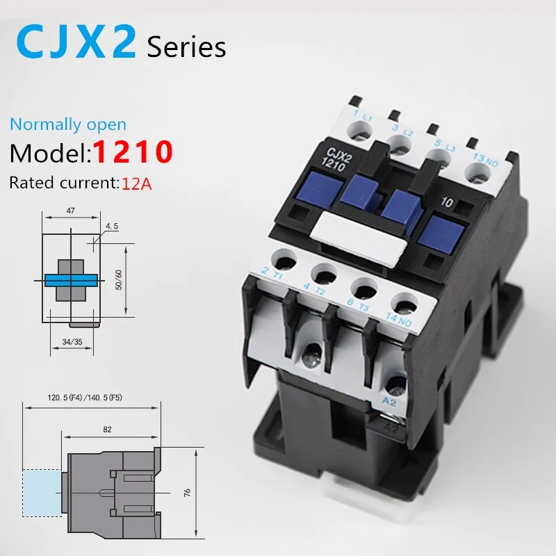 Магнитный 3 полюсный контактор переменного тока для устройства 1 шт Φ P + NC фазный