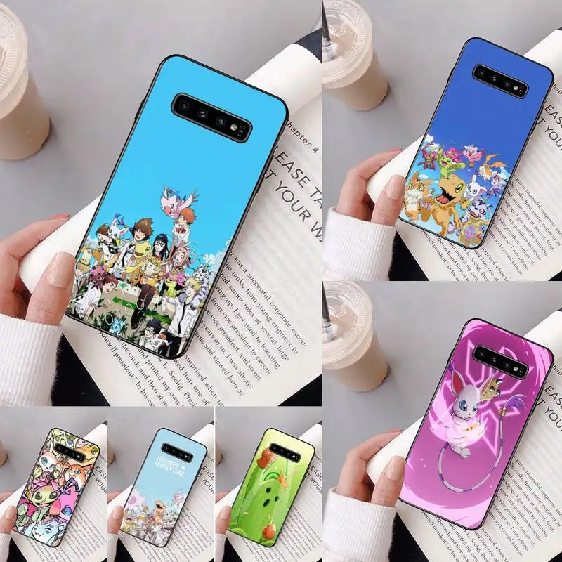 

Japanese Anime Digimon Phone Case For Samsung Galaxy A50 A30 A71 A40 S10E A60 A50s A30s Note 8 9 S10 Plus S10 S20 S8