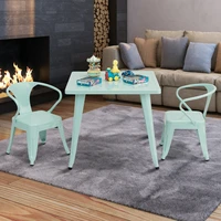 kids steel 27 square table children play learn activity table home outdoor