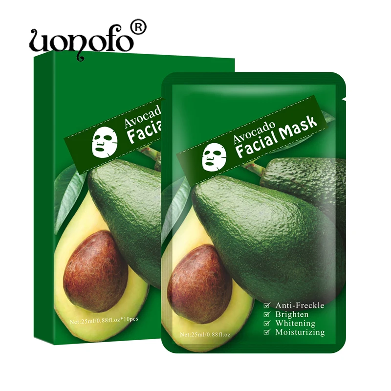 Корейская косметика маски для лица с авокадо косметический набор ухода за кожей