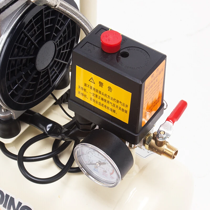 Маленький бесшумный воздушный компрессор высокого давления для деревообработки