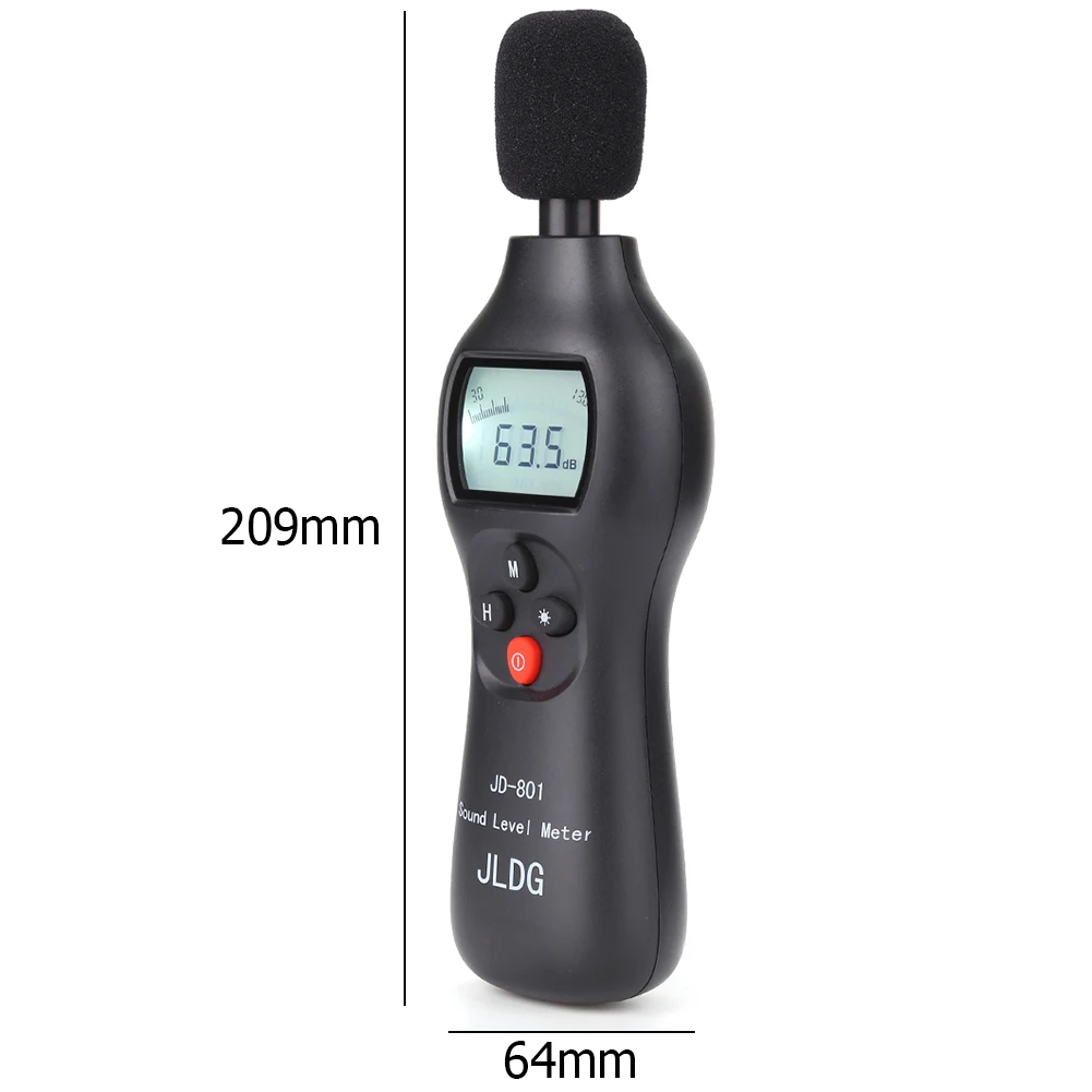 Цифровой измеритель уровня шума в диапазоне 30 130 дБ|Шумомеры| |