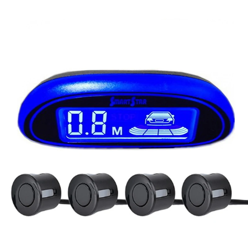 Автомобильный парктроник СВЕТОДИОДНЫЙ парковочный радар с 4 датчиками парковки