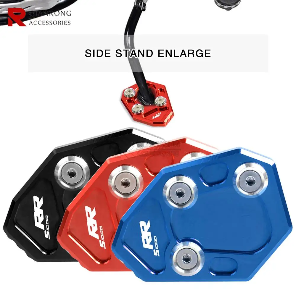 

S1000RR Motorcycle Accessory Side Stand Enlarger Plate Pad Extension Protection For BMW S1000RR S1000 RR 20102011 2012 2013 2014