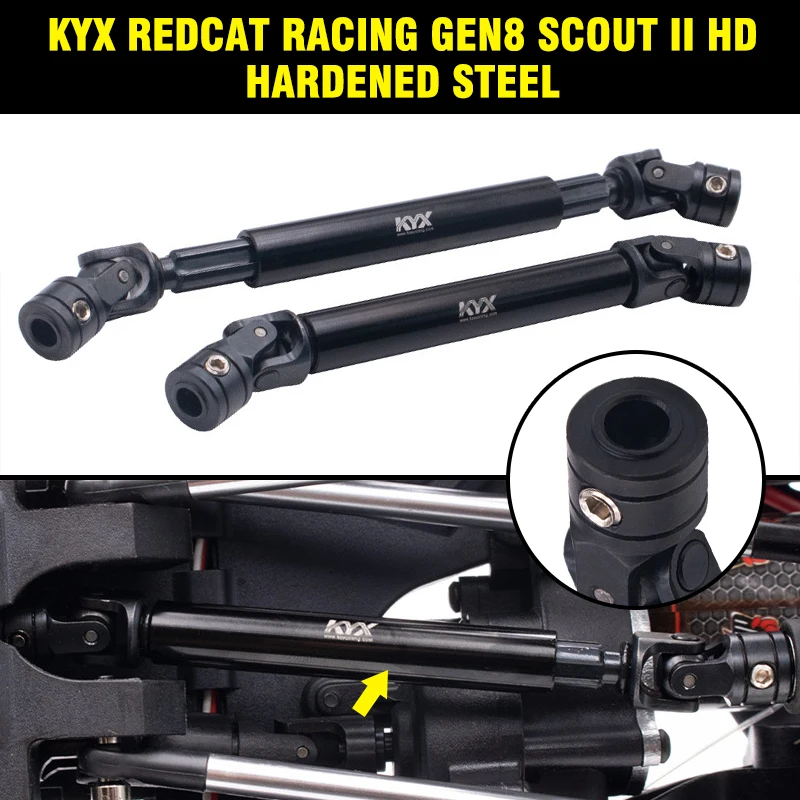 2 шт. гонки Redcat GEN8 Scout II HD центральный драйвер из закаленной стали приводной вал 123