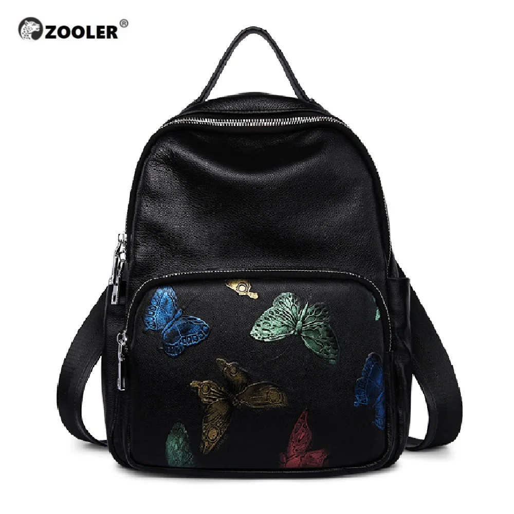 Рюкзак ZOOLER из высококачественной натуральной кожи женский рюкзак мягкая сумка