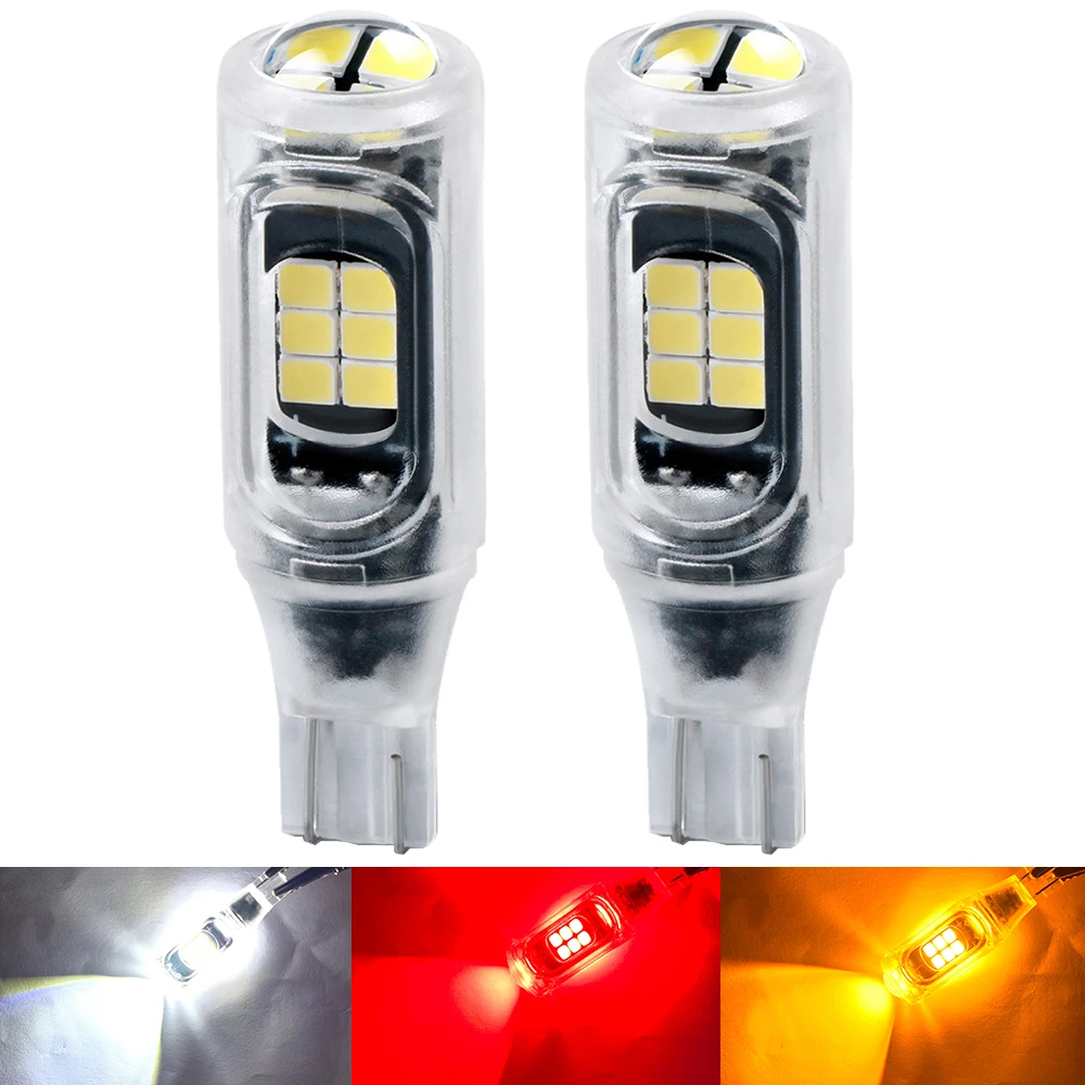 

2Pcs W16W LED T15 LED Bulbs Car Lights Backup Reverse Lights Canbus T16 921 912 LED Brake Lamp Stop Tail Light White T10