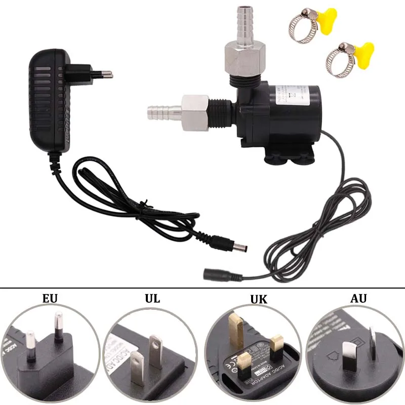 Циркуляционный насос для подогрева горячей воды на солнечной батарее 12 В с