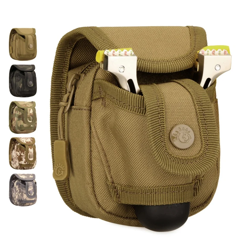 

Outdoor Tactical Sports Steel Ball Package Nylon Slingshot Bag Hunting Molle Bags Hunting Bag Accessories