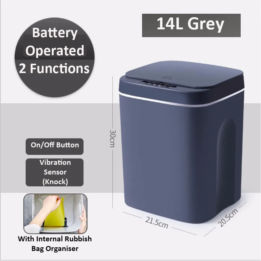 

Automatic Touchless Big Volume Smart Sensor Dustbin Garbage With LED Infrared Kitchen & Dining Items Home Kitchen Cleaning Tools