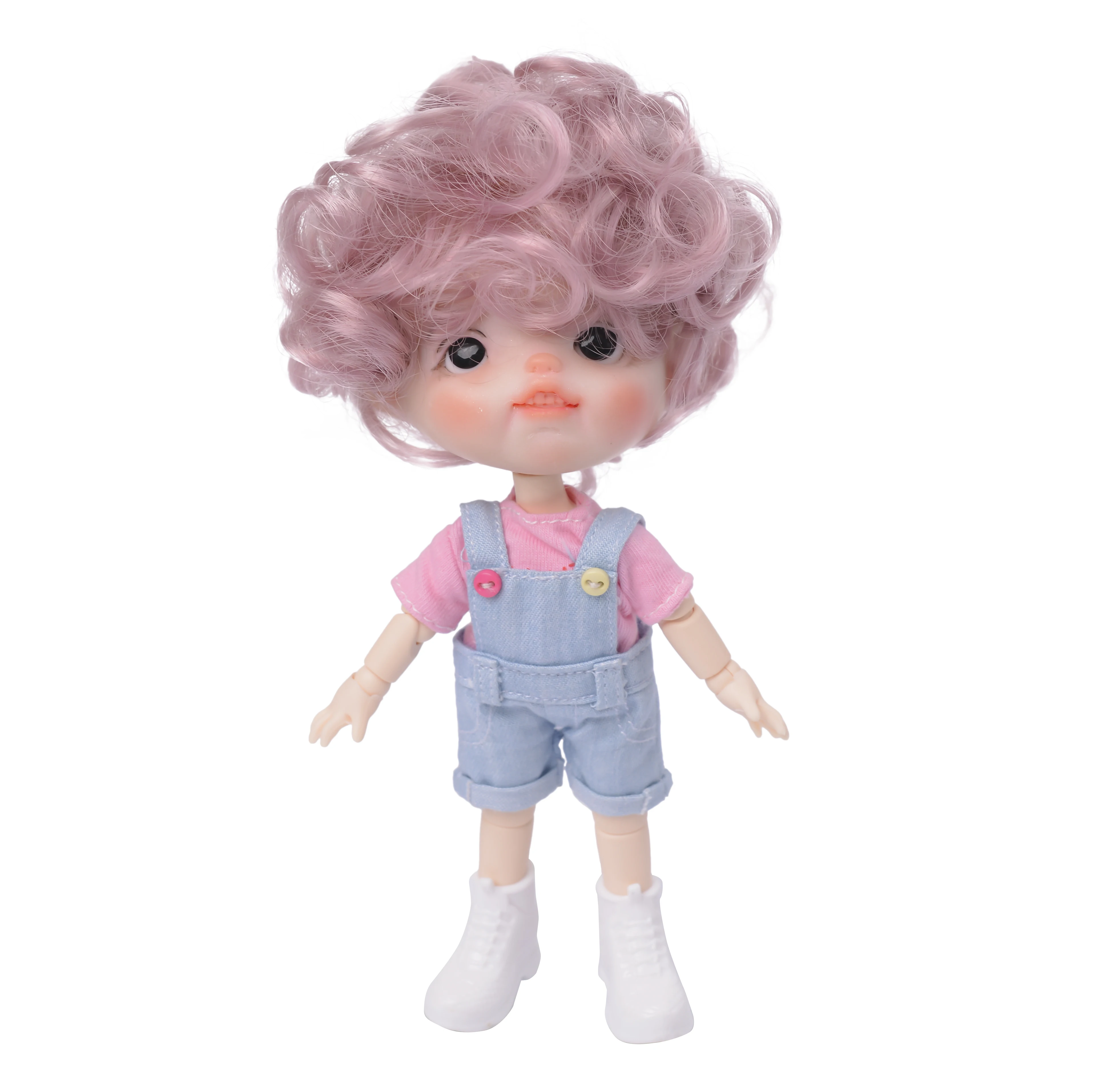 Кукла Aidolla moher/soft Wig 5 цветов красивая BJD 1/8 & Kurhn парик из мягкого волокна волосы Bob