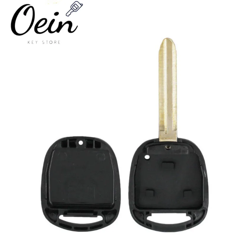 Чехол для автомобильного ключа с 3 кнопками и резиновой подкладкой Toyota YARIS HIACE COROLLA