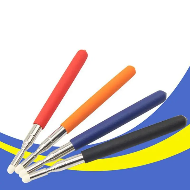 

Professional Touch Whiteboard Pen High Quality Felt Head 1 Meter Stainless Steel Telescopic Teacher Pointer Random color