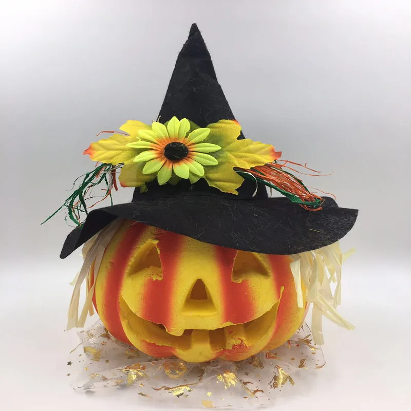 1 шт. светящийся чучело Тыква фонарь вспышка Игрушка реквизит бар украшение зала