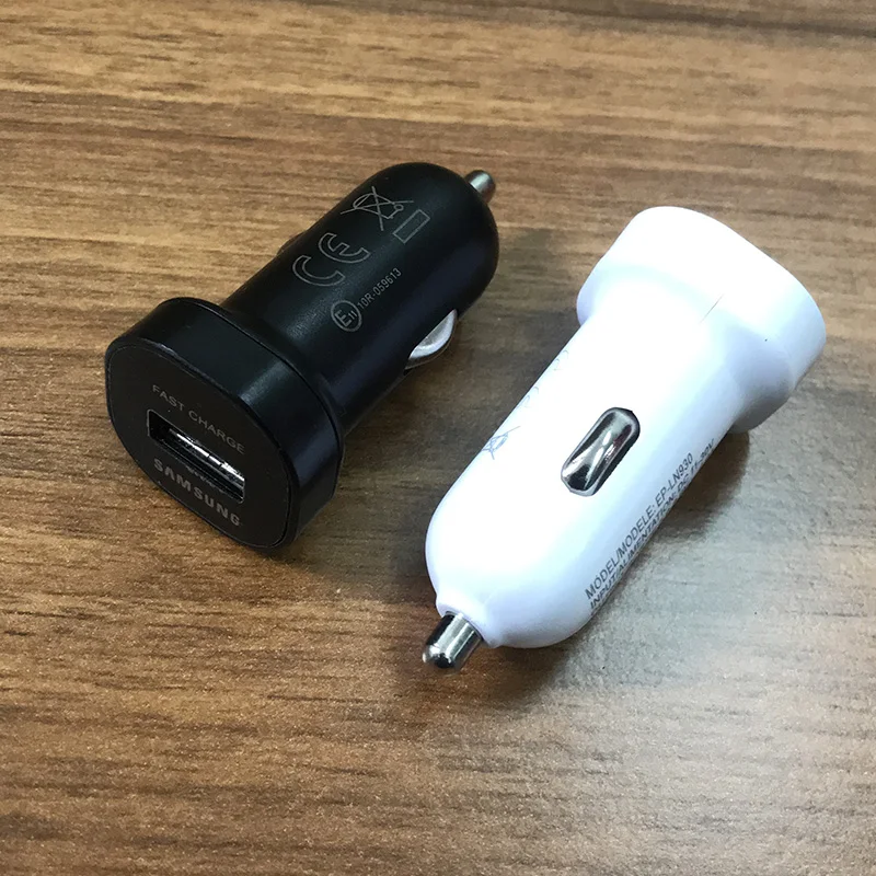 Автомобильное зарядное устройство Samsung USB адаптивный быстрый адаптер Type C кабель