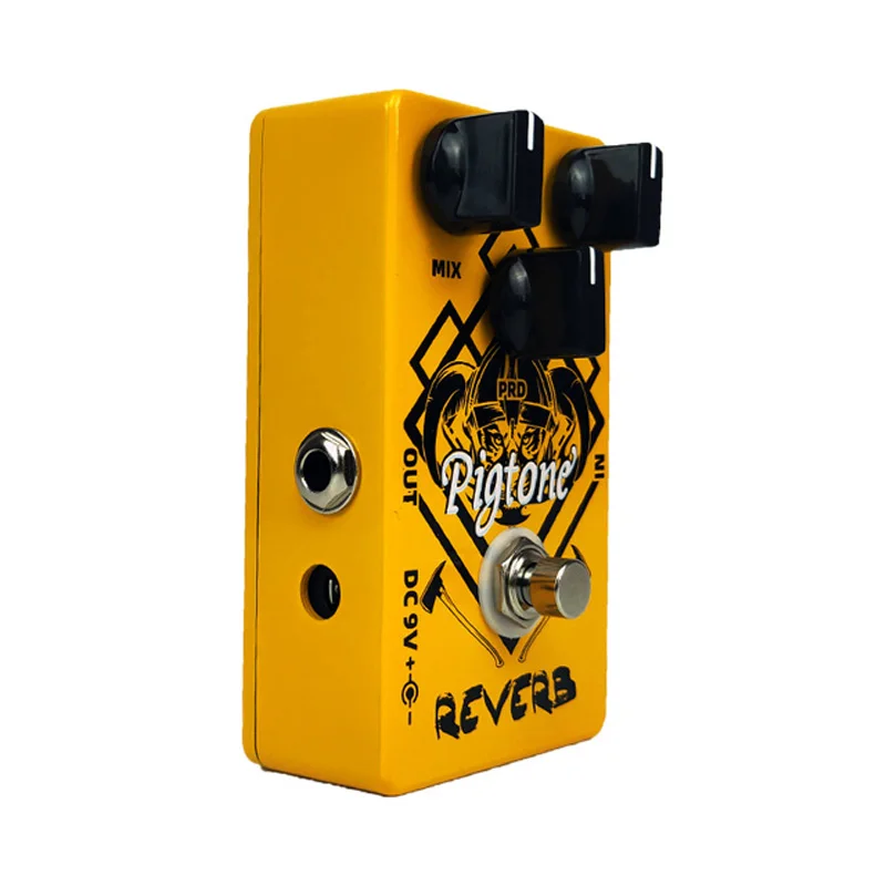 pigtone pp 08 digitalen reverb gitarre effekt pedal akustische elektrische gitarre zubehör effekte pedale echte bypass free global shipping