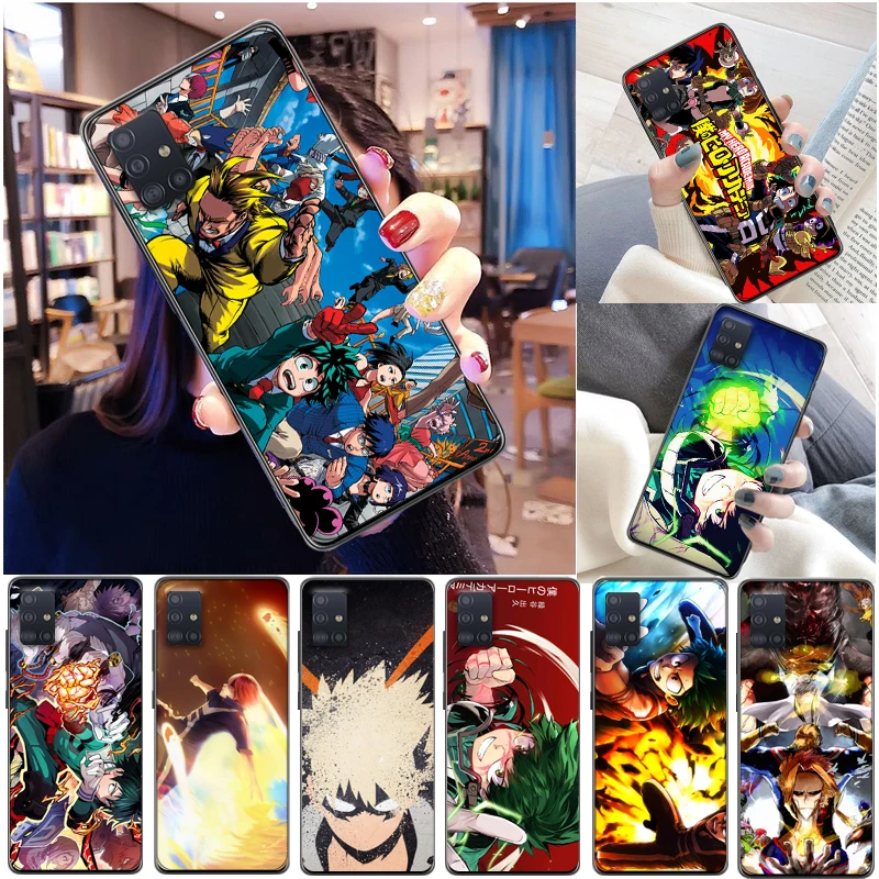 

My Hero Academia Dabi Shigaraki Tomura Boku Bakugou Katsuki Todoroki Shouto Phone Case For Samsung Galaxy A51 4G Funda Carcasa