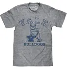 Футболка с изображением бульдогов университета Luv Yale, красивая футболка Dan Yale