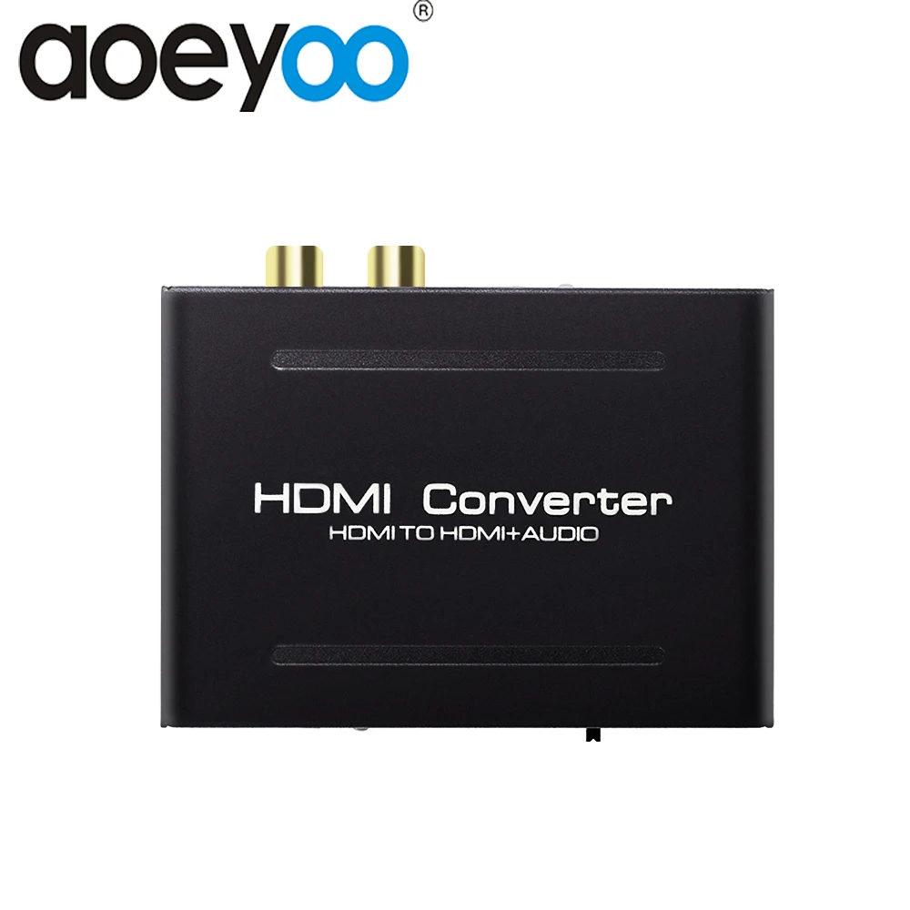 AOEYOO преобразователь SPDIF 1080P HDMI к аудио экстрактор адаптер с RCA выход для PS4
