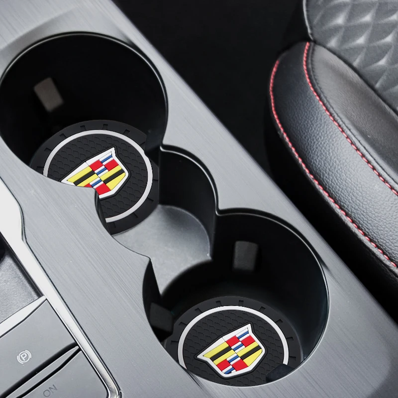 

1pcs Car Coaster Silicone Car Water Cup Bottle Holder Anti-slip for Cadillac- CT4 CT5 CT6 XT4 XT6 LYRIQ ESCALADE Seville
