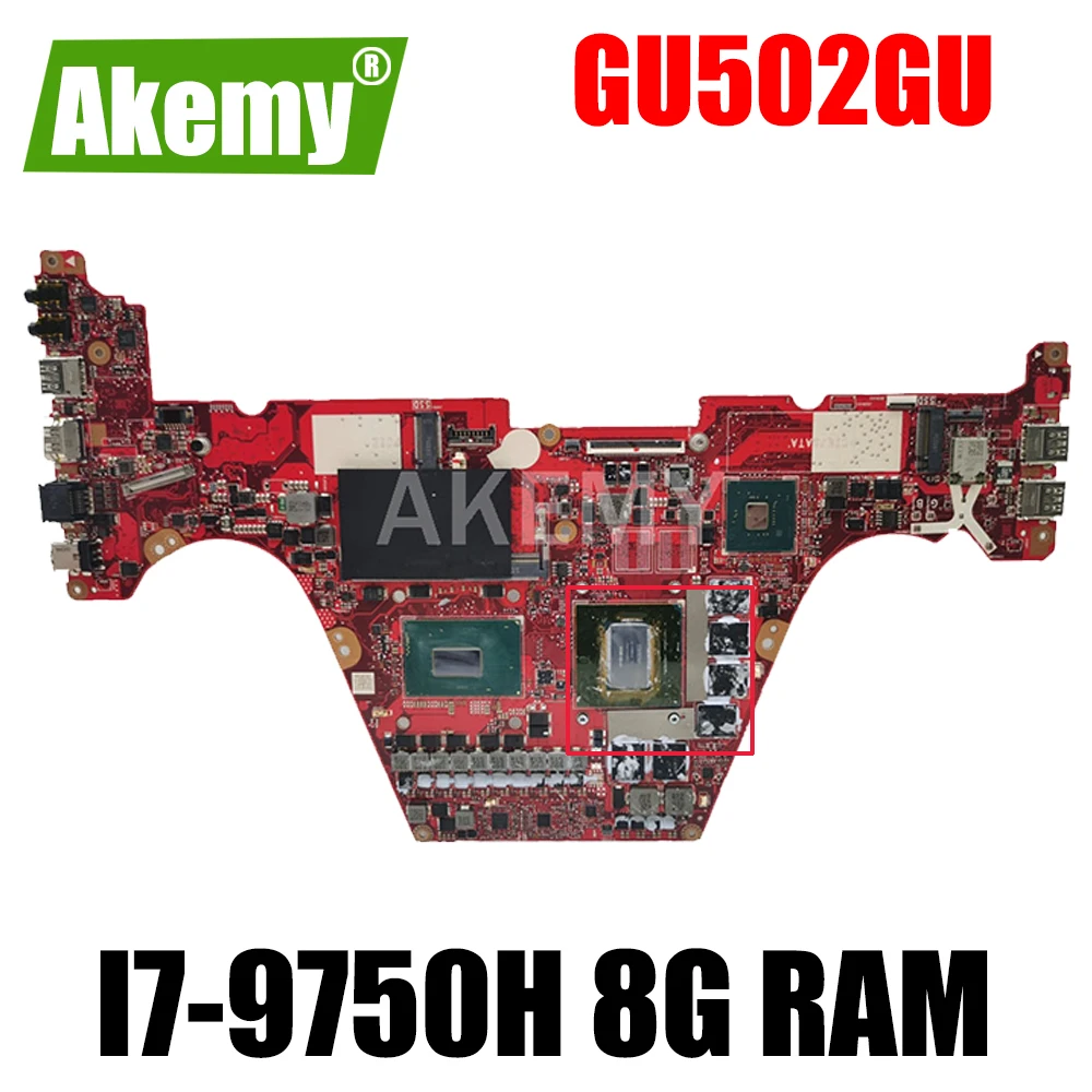 

Оригинальная материнская плата GU502GU, Zephyrus S GU502 GU502G GU502GU, 8 ГБ/стандартная, для материнской платы ноутбука ASUS