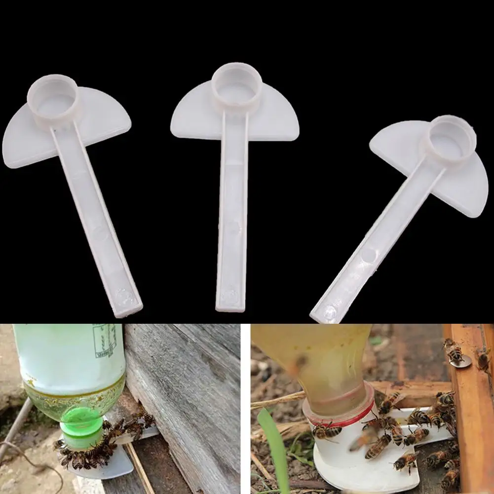 

15Pcs Beekeeping Entrance Plastic Water Drinker Garden Bee Honey Feeder Cup Tool