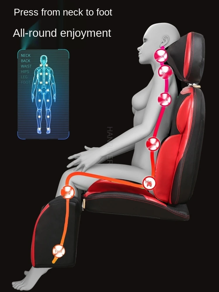 Массажер для шейного позвонка шеи и талии подушка всего тела